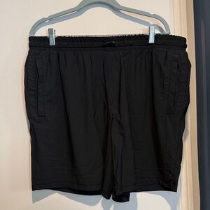 90 Degree By Reflex Men's Charcoal Athletic Shorts